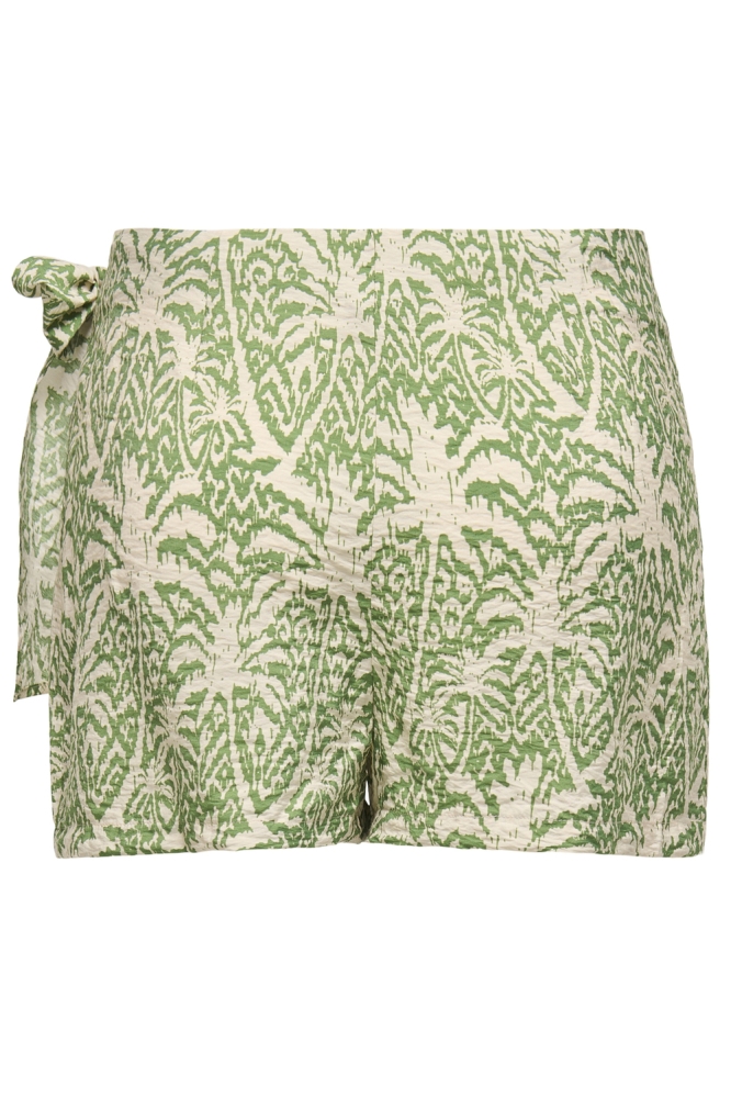 JDYTROYA LIFE MW WRAP SKORT WVN DIA 15350769 KALE/02-25-07 TAPIOCA PALM TREE